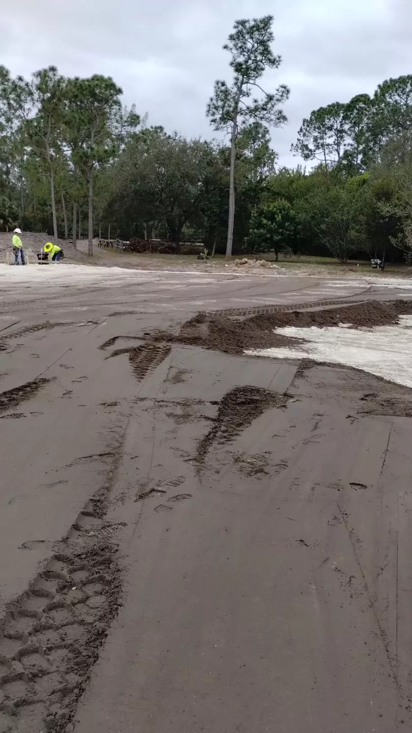 Simple building pad fill and compaction